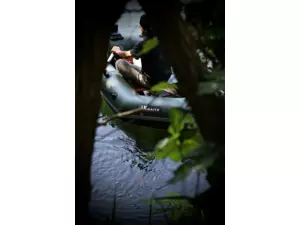 LK Baits člun Top Khaki Sonar 240 - skládací podlaha