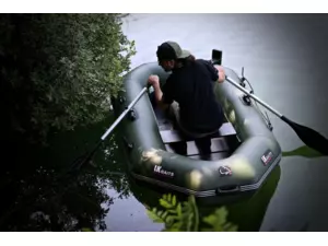 LK Baits člun Top Khaki Sonar 240 - skládací podlaha