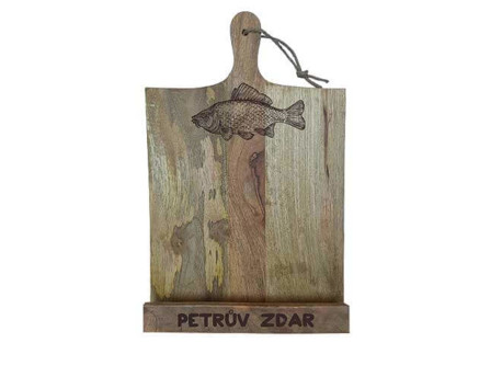 Dřevěný stojan na kuchařku 37 x 24 cm - Petrův zdar