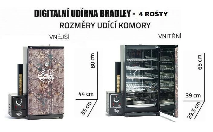 Udírna Bradley Smoker Realtree Camo 4 rošty