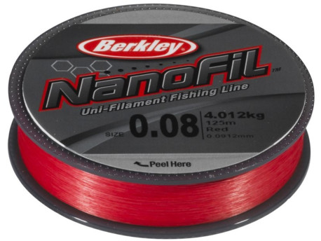 Nanofil Berkley 270m Červený 0,25mm VÝPRODEJ