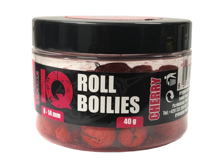 LK Baits IQ Method Feeder Roll Boilies Cherry 40g