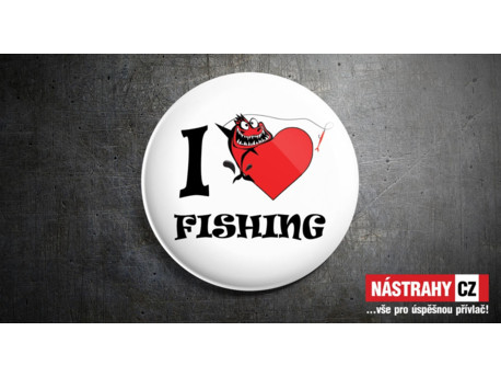 Placka: I love fishing 25 mm