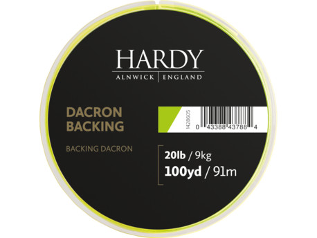 Hardy 100m 20lb Backing lime green