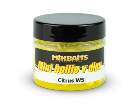 MIKBAITS Mini boilie v dipu 50ml - Citrus WS