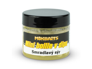 MIKBAITS Mini boilie v dipu 50ml - Smradlavý sýr
