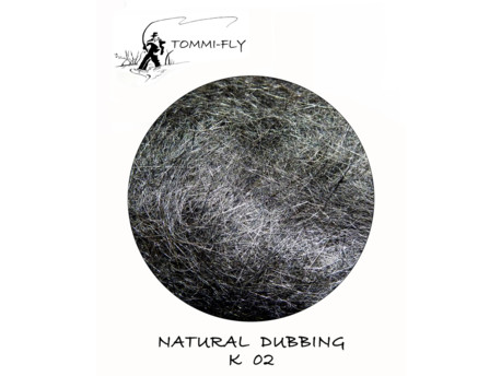 TOMMI FLY NATURAL DUBBING - RABBIT- černá přírodní