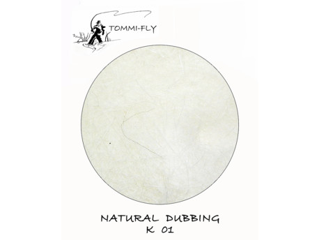 TOMMI FLY NATURAL DUBBING - RABBIT - bílá přírodní