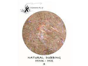 TOMMI FLY Natural dubbing mix Norek - Magic Red