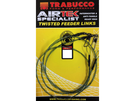 Trabucco splétaný návazec Twisted Feedr Links/15cm