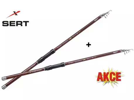 SERT Prut Mokka Tele C2 350cm/40-80g Medium Akce 1+1 Zdarma!