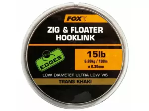 FOX EDGES ZIG & FLOATER HOOKLINK TRANKS KHAKI 100M