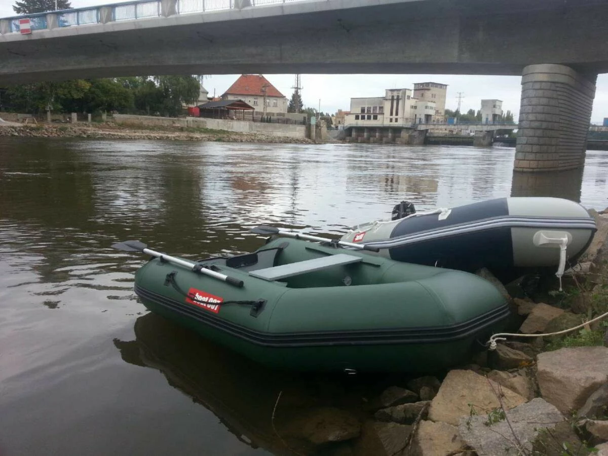 BOAT007 M250 Nafukovací člun - šedomodrý