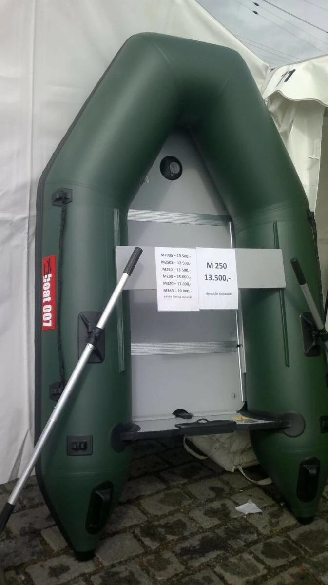 BOAT007 M250 Nafukovací člun - šedomodrý