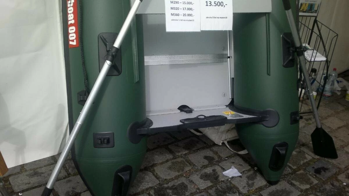 BOAT007 M250 Nafukovací člun - šedomodrý