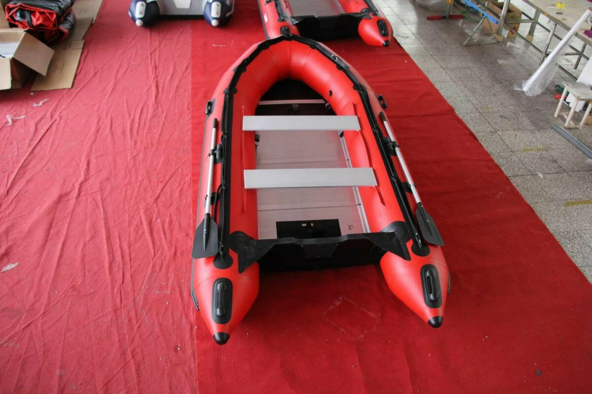 BOAT007 CMD 360 PRO - nafukovací člun - ČERVENÝ