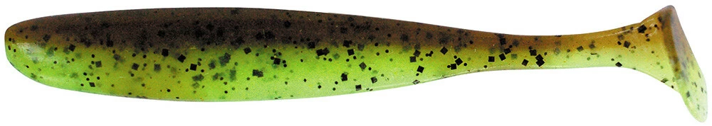 Keitech: Gumová nástraha Easy Shiner 3,5" 8,9cm 3,9g Green Pumpkin PP/Chart - 1ks