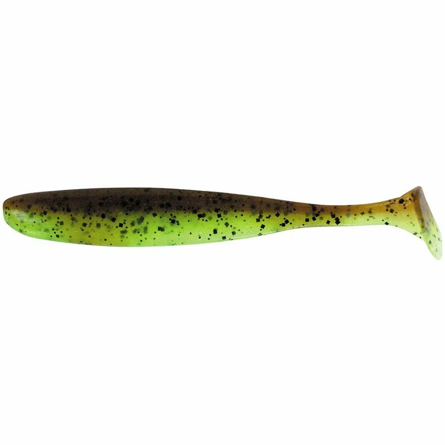 Keitech: Gumová nástraha Easy Shiner 3,5" 8,9cm 3,9g Green Pumpkin PP/Chart - 1ks