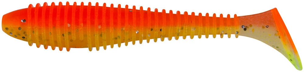 Keitech: Gumová nástraha Swing Impact FAT 3,8" 9,6cm 8,5g Sun Shine Lemon 6ks