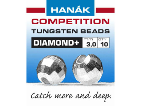 HANÁK COMPETITION Tungstenové hlavičky DIAMOND+ stříbrné