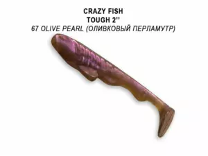 Crazy Fish Tough 5cm barva 56 olive pearl