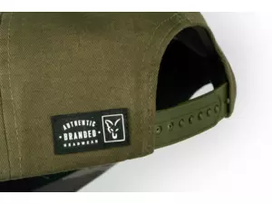 FOX Kšiltovka KHAKI FLAT PEAK COLLEGE SNAPBACK