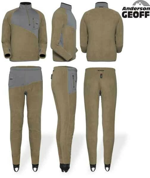 GEOFF ANDERSON Termoprádlo Thermo INXULA SET (LeadGray / Gargoyle)