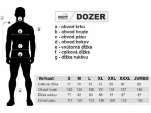 Geoff Anderson - DOZER 6 + Urus 6 maskáč