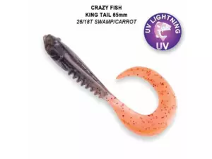 Crazy Fish King Tail 2,5" color 26/18 swam carrot