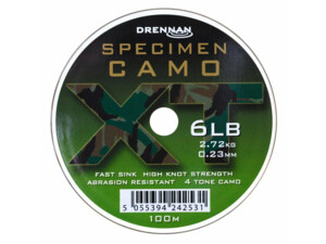 Drennan vlasec Specimen Camo XT 6lb, 0,23mm, 100m