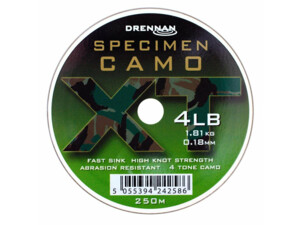 Drennan vlasec Specimen Camo XT 4lb, 0,18mm, 250m