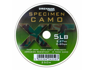 Drennan vlasec Specimen Camo XT 5lb, 0,20mm, 250m
