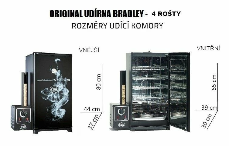 Udírna Bradley Smoker Original Blue 4 rošty - Limitovaná edice