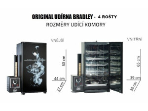 Udírna Bradley Smoker Original Blue 4 rošty - Limitovaná edice