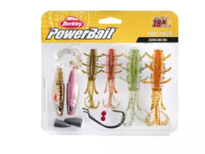 Sada gumových nástrah a jigových hlaviček Berkley Pro Pack Carolina Rig