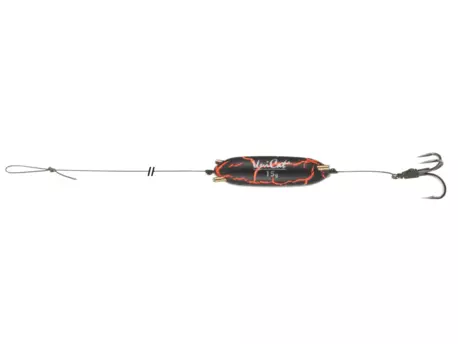 SAENGER Uni Cat návazec Power Rattle + Treble Hook Rig Velikost 3/0