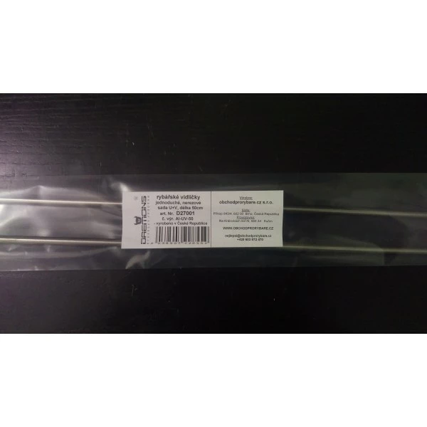 Jednoduché vidličky nerezové - sada přední a zadní Daemons