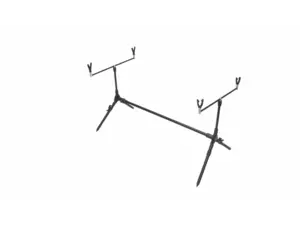 Mistrall stojan Rod Pod na 2 pruty 1,15 kg