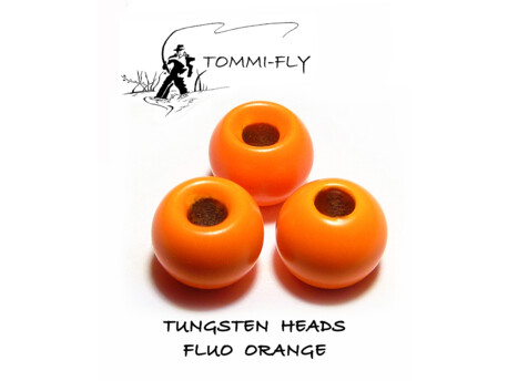 TOMMI FLY Tungstenové hlavičky - Oranžové VÝPRODEJ