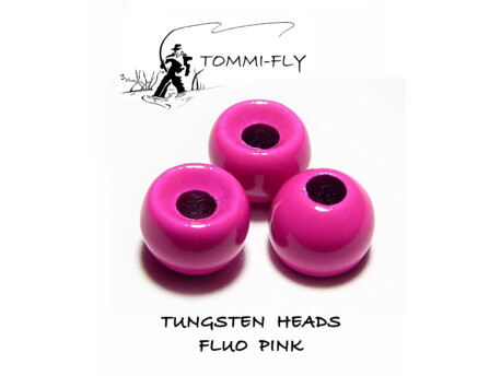 TOMMI FLY Tungstenové hlavičky - Růžové