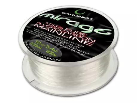 GARDNER Fluorocarbonový vlasec Mirage 14lb/200m