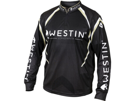 Westin: Tričko LS Tournament Shirt Black/Grey VelikostL