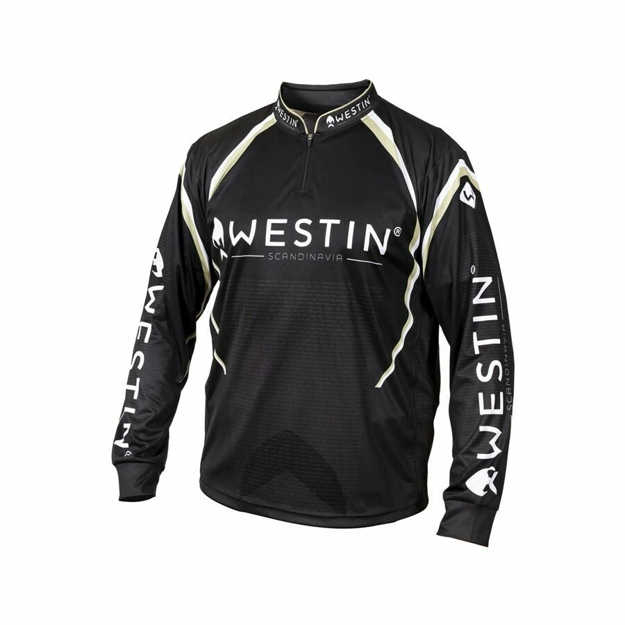 Westin: Tričko LS Tournament Shirt Black/Grey VelikostS