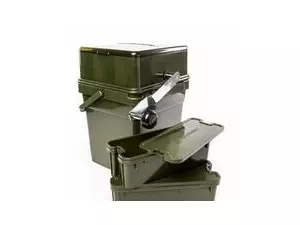 RidgeMonkey Drtička Advanced Boilie Crusher + 17 l Modular Bucket