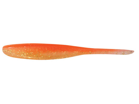 Keitech: Gumová nástraha Shad Impact 3" 7,6cm 2,2g Orange Flash 10ks