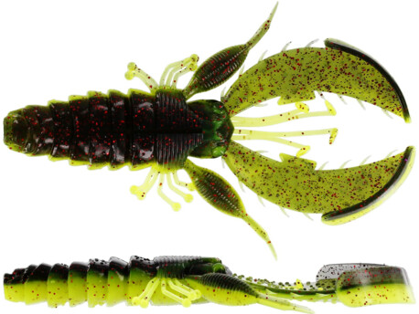 Westin Gumová nástraha CreCraw Creaturebait 8,5cm 7g Black/Chartreuse 5ks