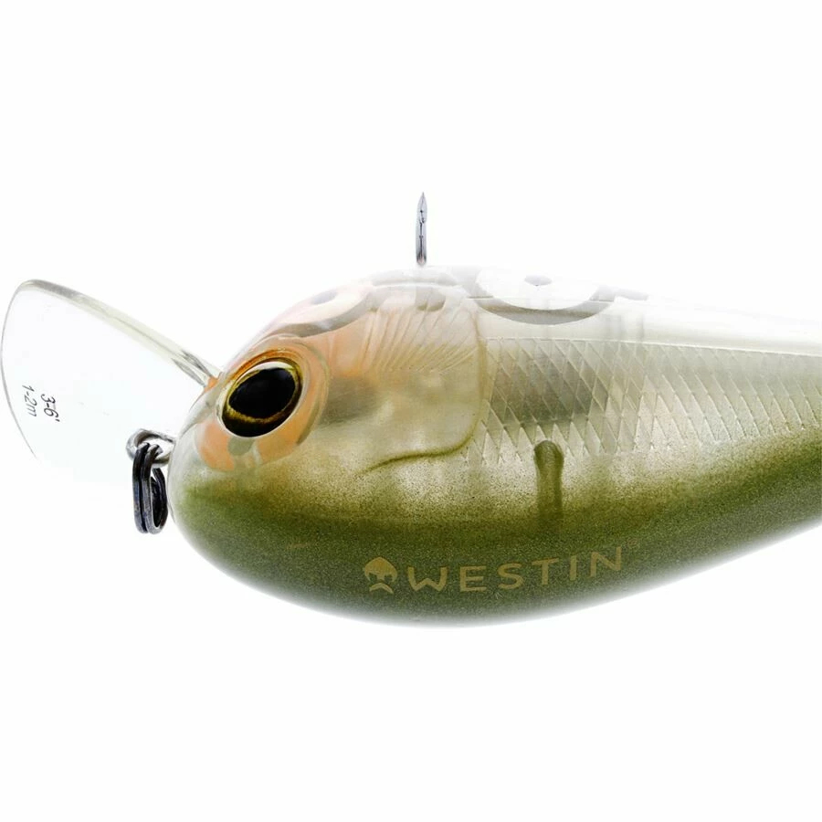 Westin: Wobler BassBite 2.5 Squarebill 7cm 16g Floating Clear Olive VÝPRODEJ
