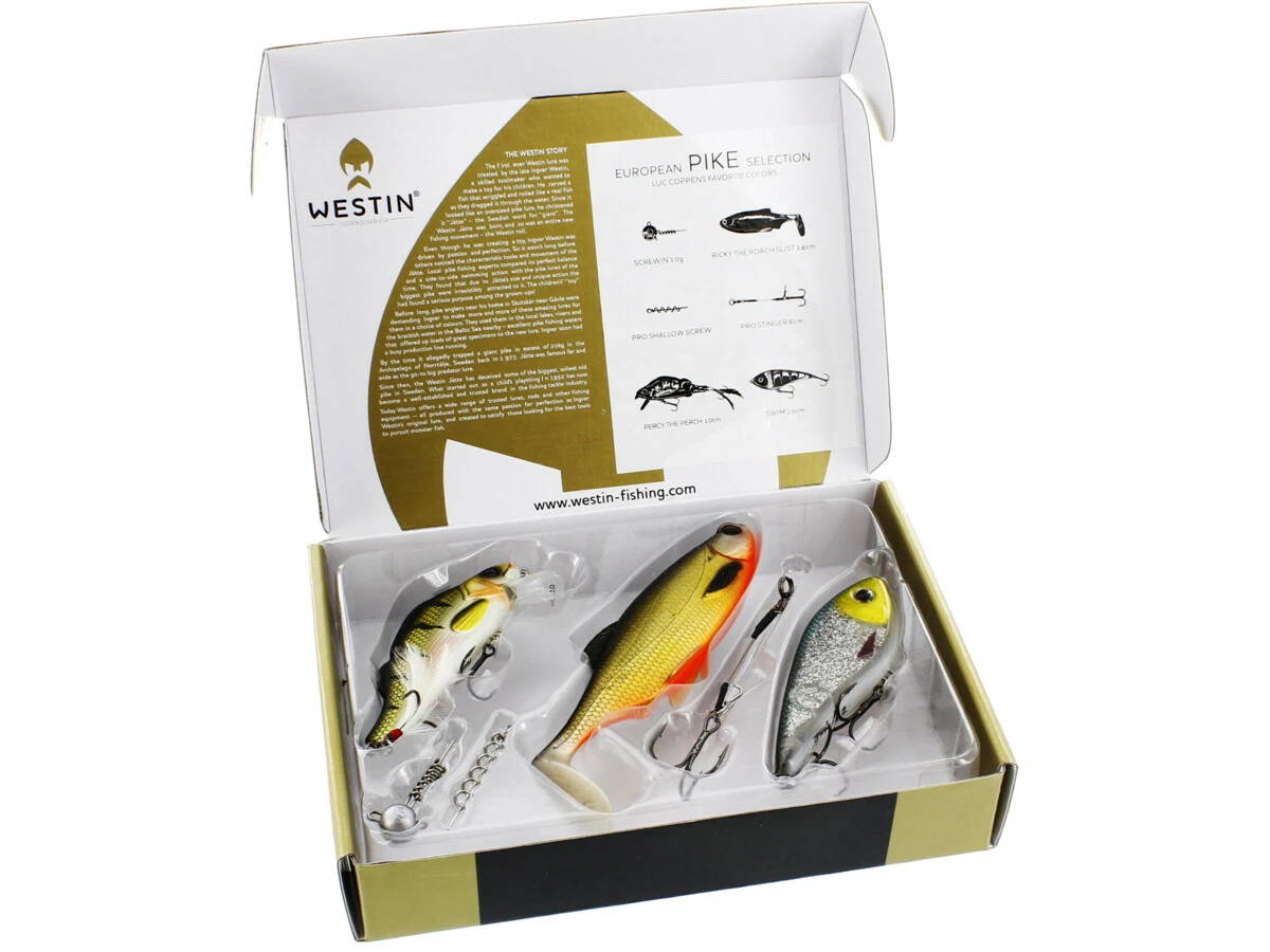 Westin Dárková sada nástrah Gift Box European Pike Selection 2018 Small