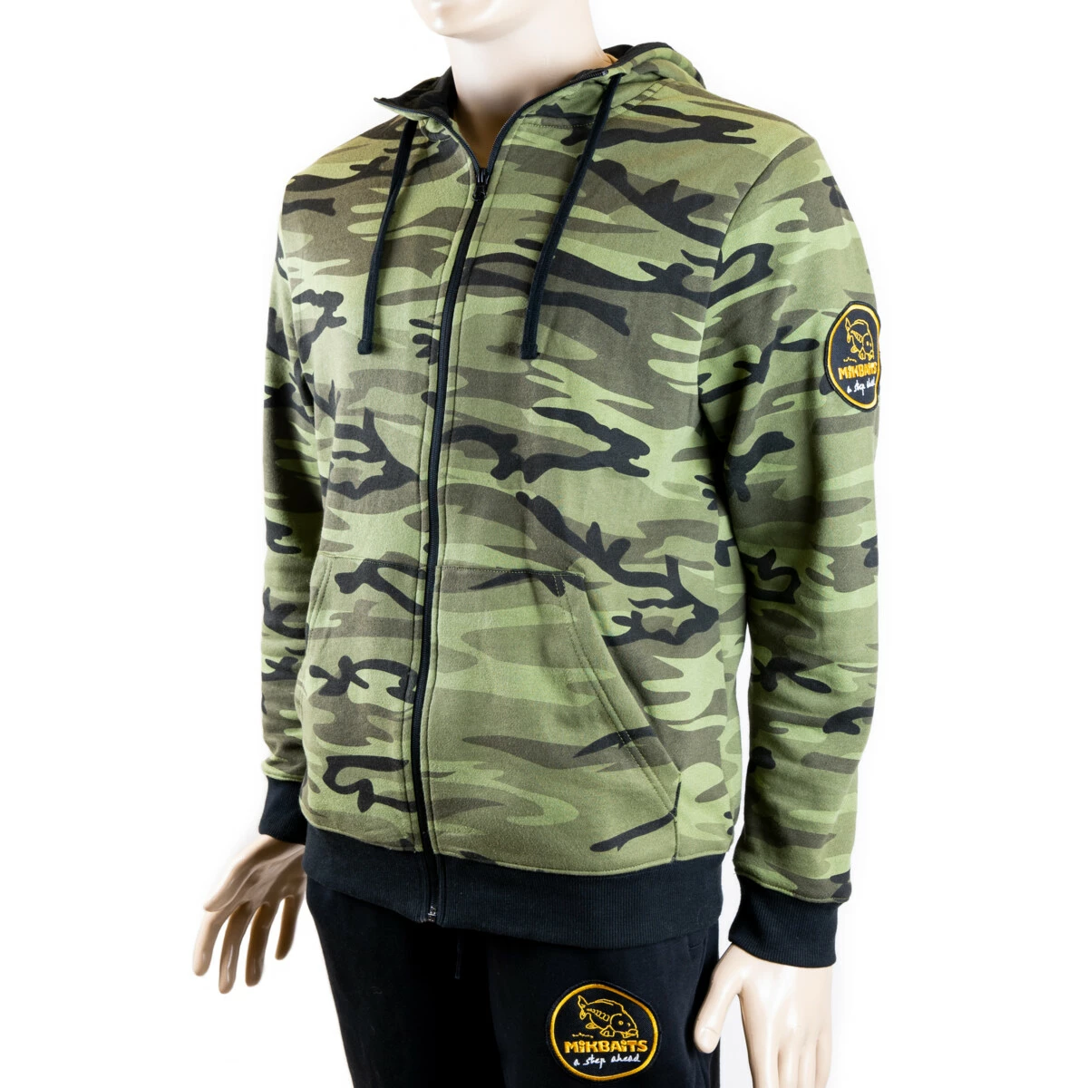 Mikbaits oblečení - Mikina Zip up camou XL