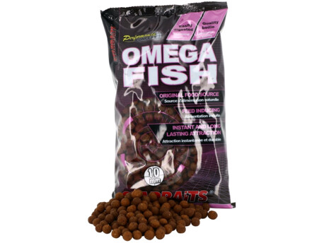 STARBAITS Boilie potápivé Omega Fish 1kg